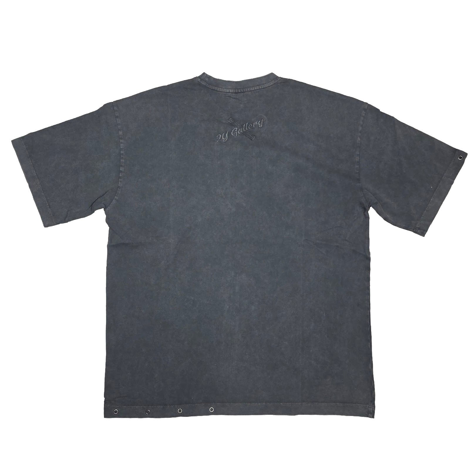2Y Premium Gallery Heavyweight T-Shirt Charcoal AJ-6484 | Pro Feet