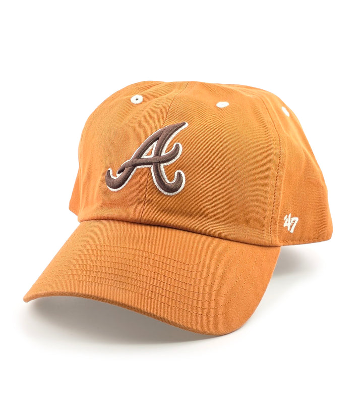 ’47 Brand Atlanta Braves Burnt Orange Spice ’47 CLEAN UP Hat B-SPCCL01GWS-BO | Pro Feet