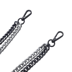 Jewelry Essentials Duo Cuban Chain Pant Chain Black | Pro Feet | BKC-205