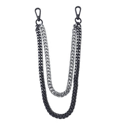 Jewelry Essentials Duo Cuban Chain Pant Chain Black | Pro Feet | BKC-205