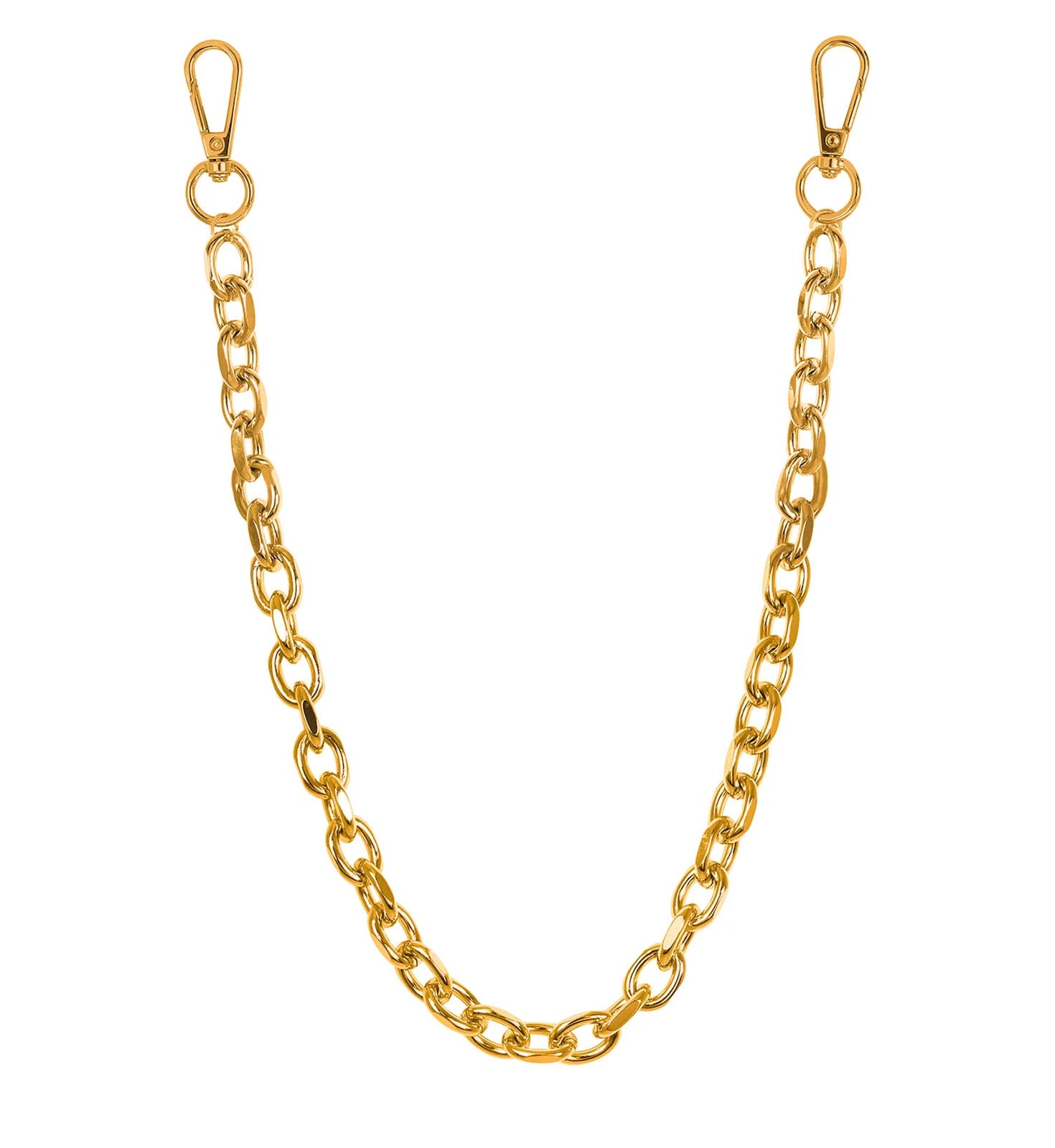 Jewelry Essentials Solid Anchor Link Pant Chain Gold | Pro Feet | BKC-206