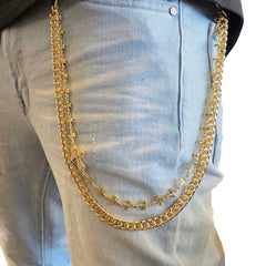 Jewelry Essentials Crosses Wallet Chain Gold | Pro Feet | BKC-260