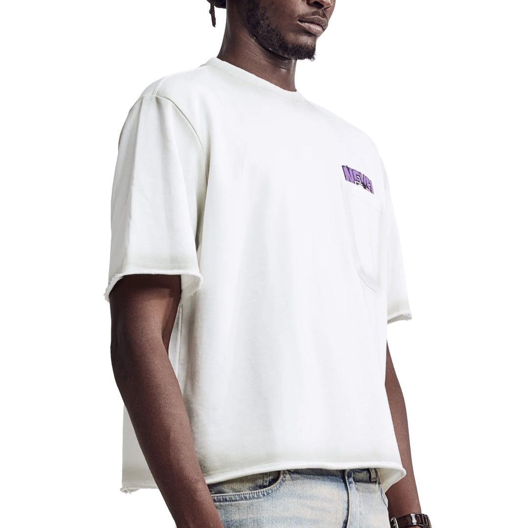 M Society Never Enough Tee Oatmeal White BL-25656 | Pro Feet