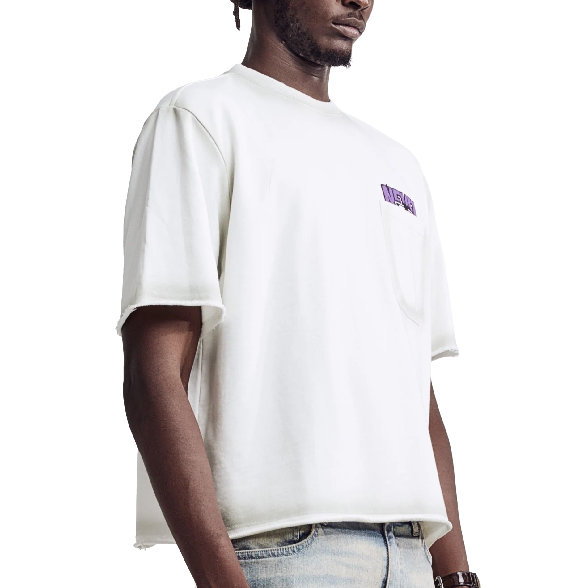 M Society Never Enough Tee Oatmeal White BL-25656 | Pro Feet