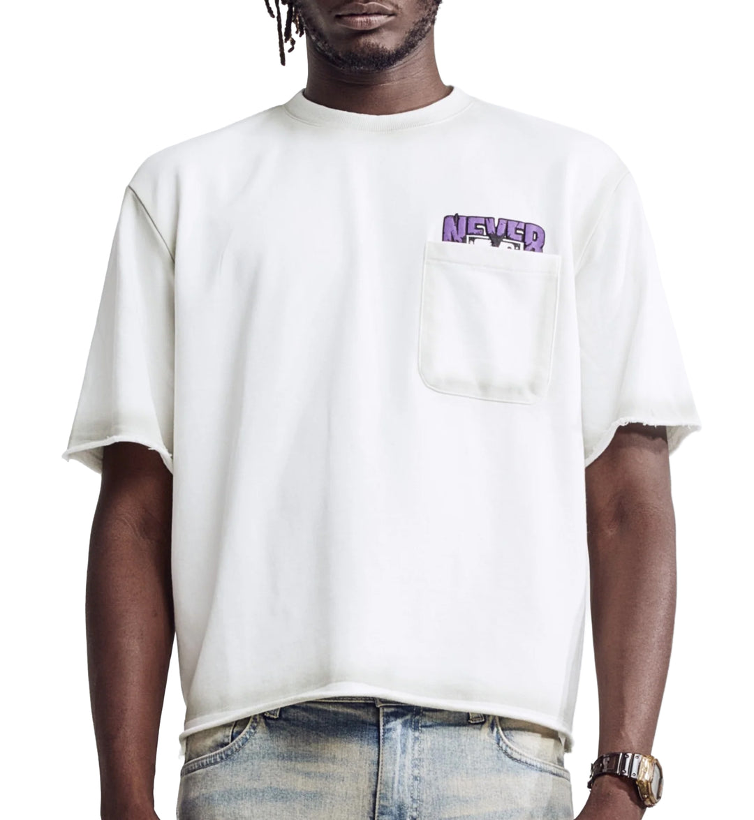 M Society Never Enough Tee Oatmeal White BL-25656 | Pro Feet