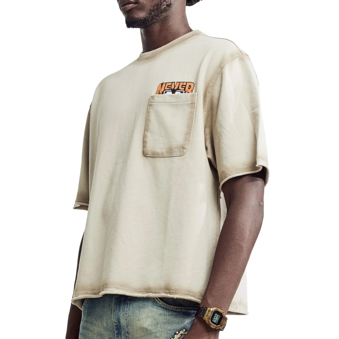 M Society Never Enough Tee Tan Orange BL-25656 | Pro Feet