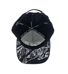 Blac Leaf Calling All Dreamers Trucker Hat Black AOP | Pro Feet | BLCAD26-004