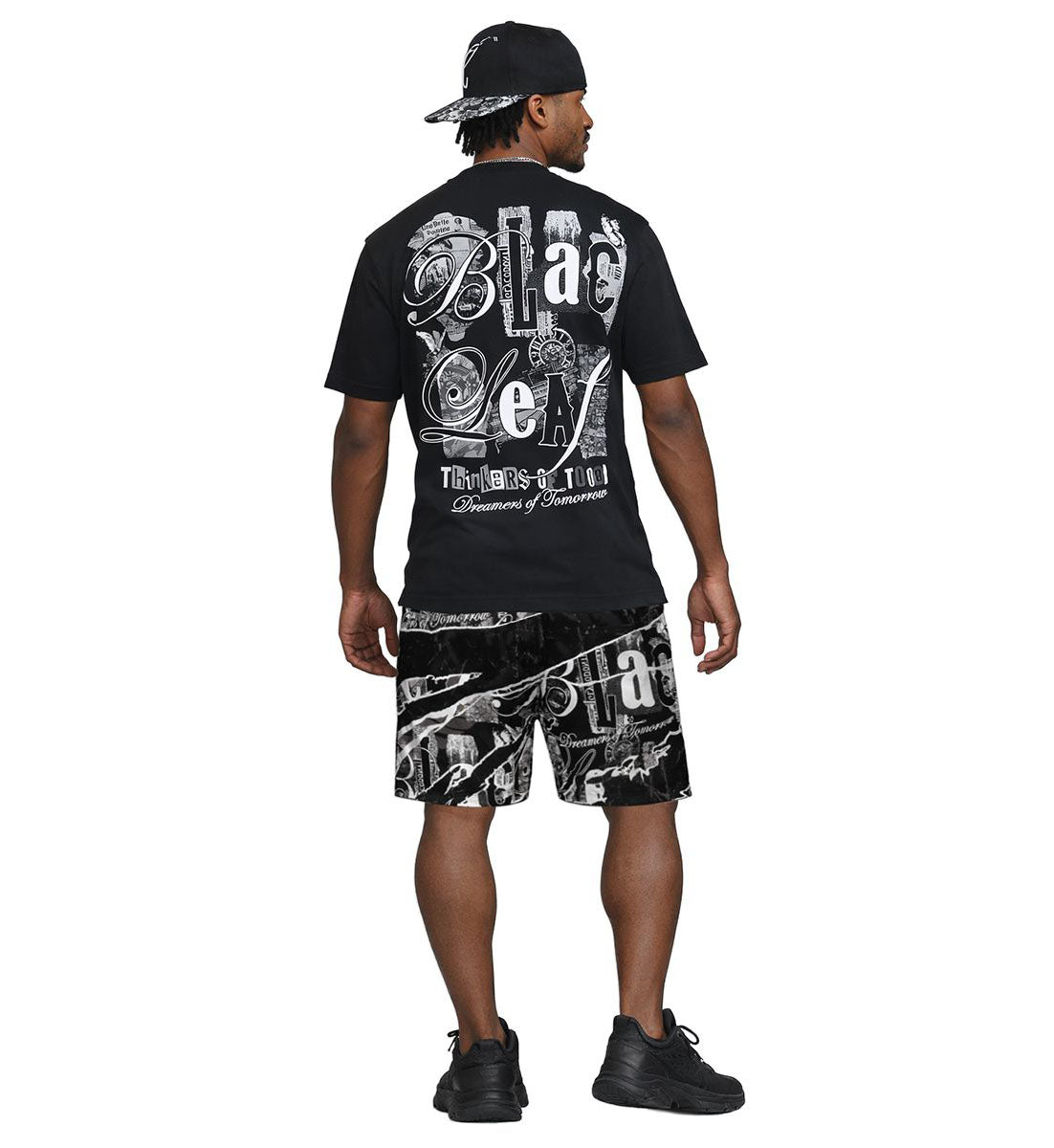 Blac Leaf Calling All Dreamers Trucker Hat Black AOP | Pro Feet | BLCAD26-004