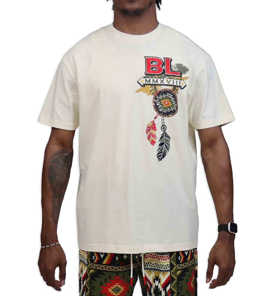 Blac Leaf Dream Catcher T-Shirt Cream (BLDC26-001)