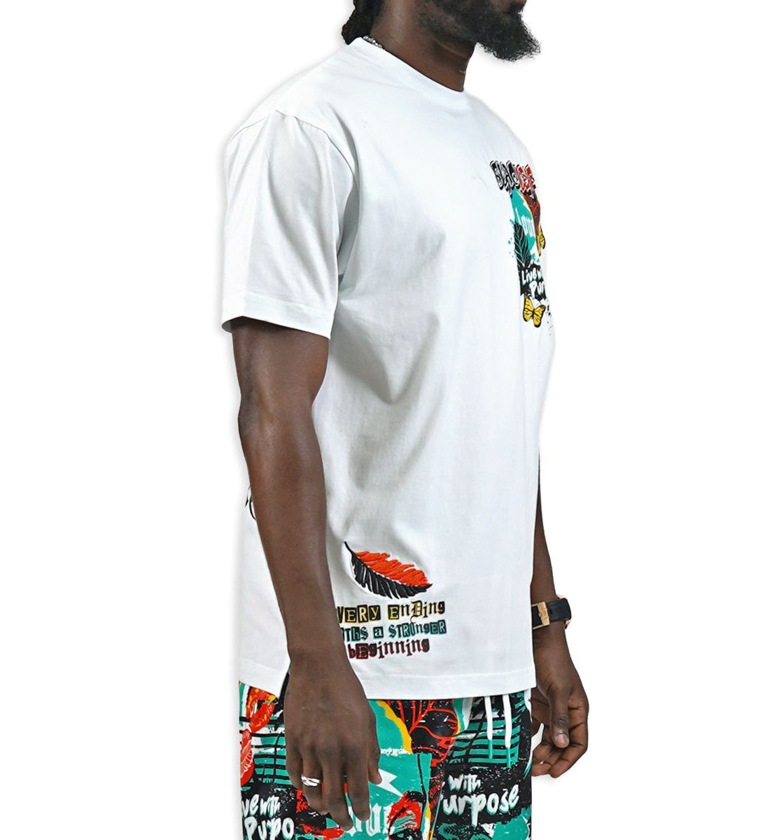 Blac Leaf Stronger Beginning T-Shirt