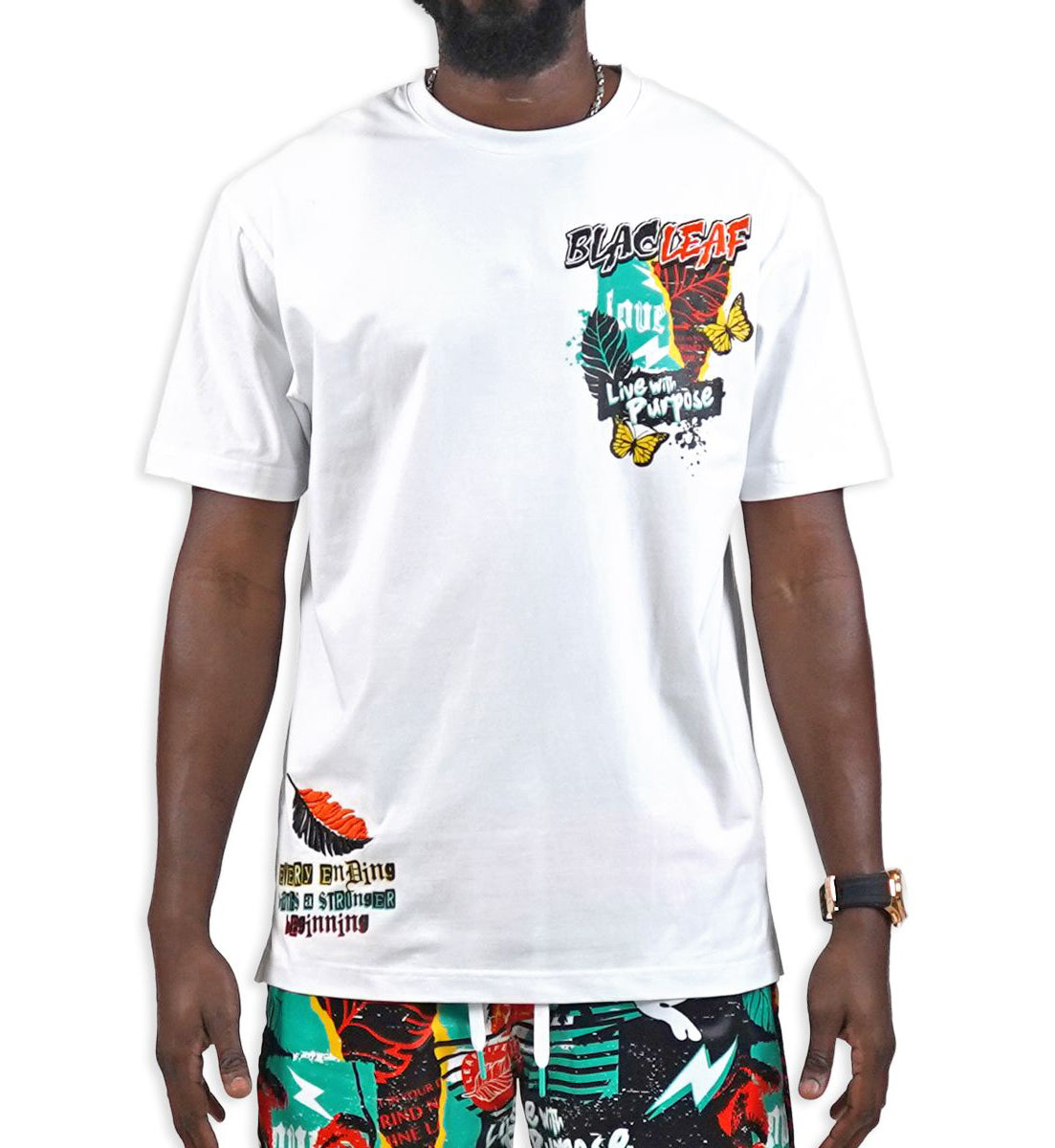 Blac Leaf Stronger Beginning T-Shirt