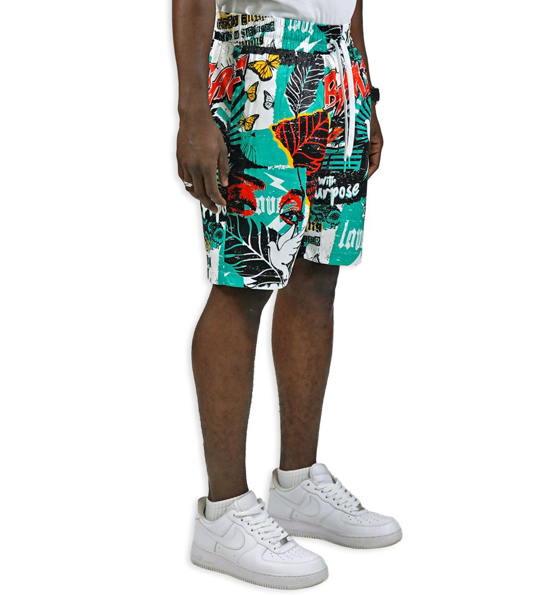 Blac Leaf Reborn AOP Short AOP BLSUM126-003 | Pro Feet