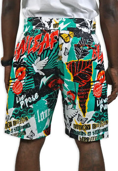 Blac Leaf Reborn AOP Short AOP BLSUM126-003 | Pro Feet