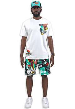 Blac Leaf Reborn AOP Short AOP BLSUM126-003 | Pro Feet
