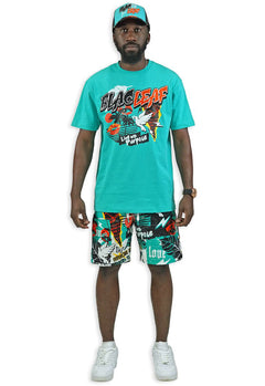 Blac Leaf Reborn AOP Short AOP BLSUM126-003 | Pro Feet