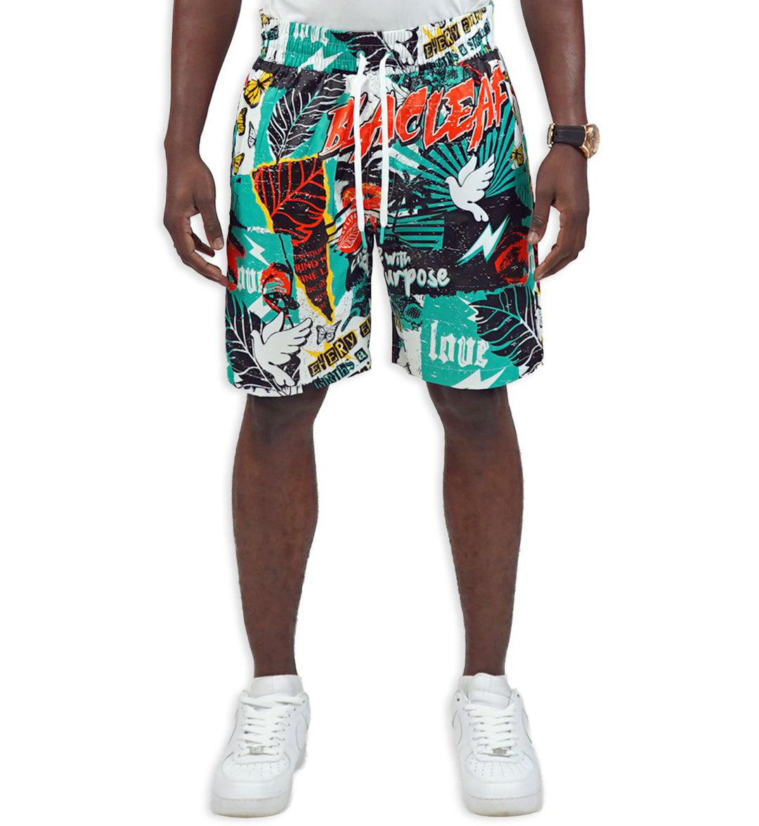 Blac Leaf Reborn AOP Short AOP BLSUM126-003 | Pro Feet