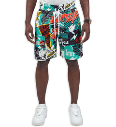 Blac Leaf Reborn AOP Short AOP BLSUM126-003 | Pro Feet