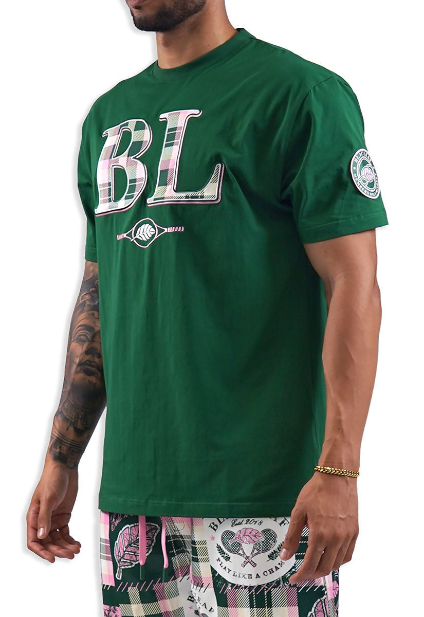 Blac Leaf Members Only Mindset Green Shirt BLSUM426-001 | Pro Feet