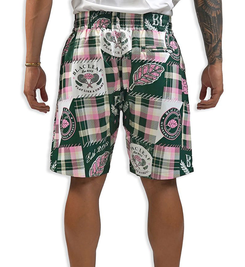 Blac Leaf Members Only Mindset AOP Shorts AOP BLSUM426-003 | Pro Feet