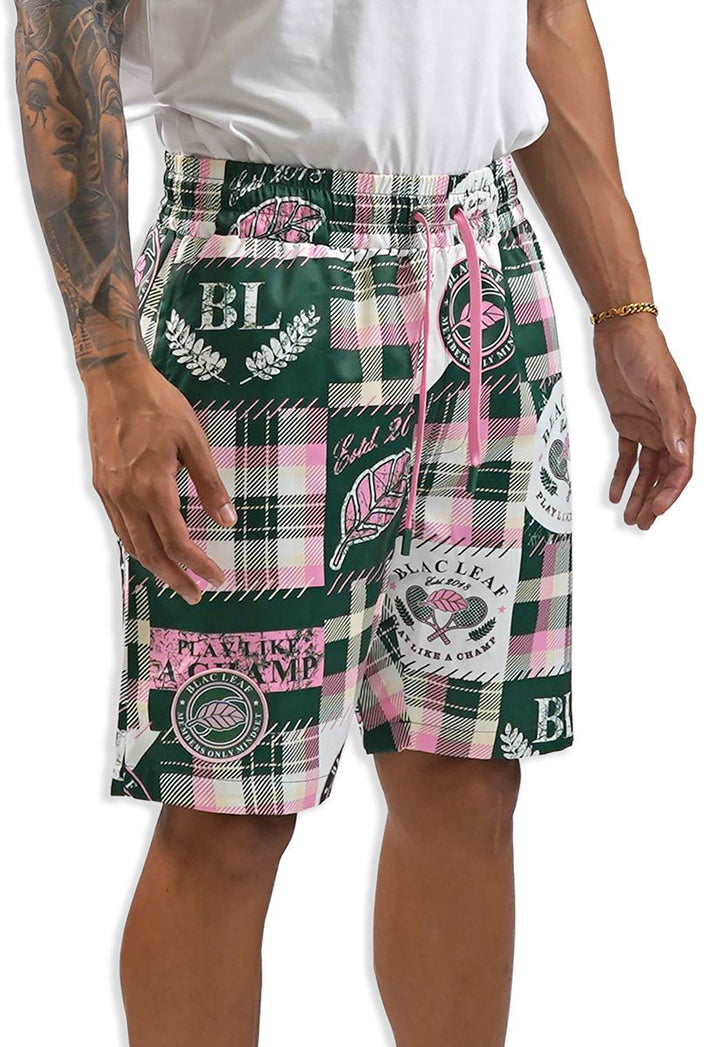 Blac Leaf Members Only Mindset AOP Shorts AOP BLSUM426-003 | Pro Feet