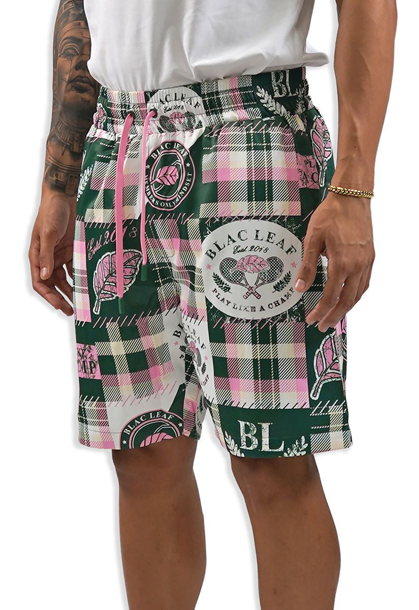 Blac Leaf Members Only Mindset AOP Shorts AOP BLSUM426-003 | Pro Feet