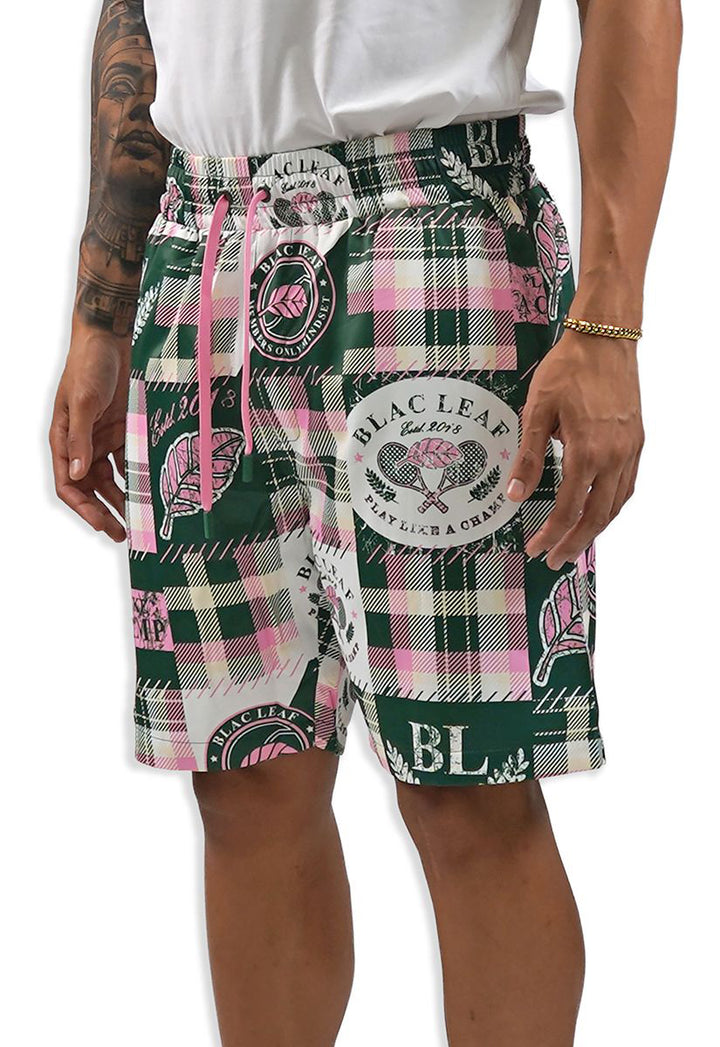Blac Leaf Members Only Mindset AOP Shorts AOP BLSUM426-003 | Pro Feet