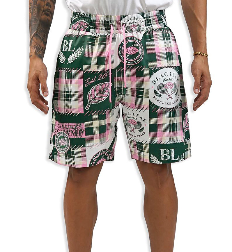 Blac Leaf Members Only Mindset AOP Shorts AOP BLSUM426-003 | Pro Feet