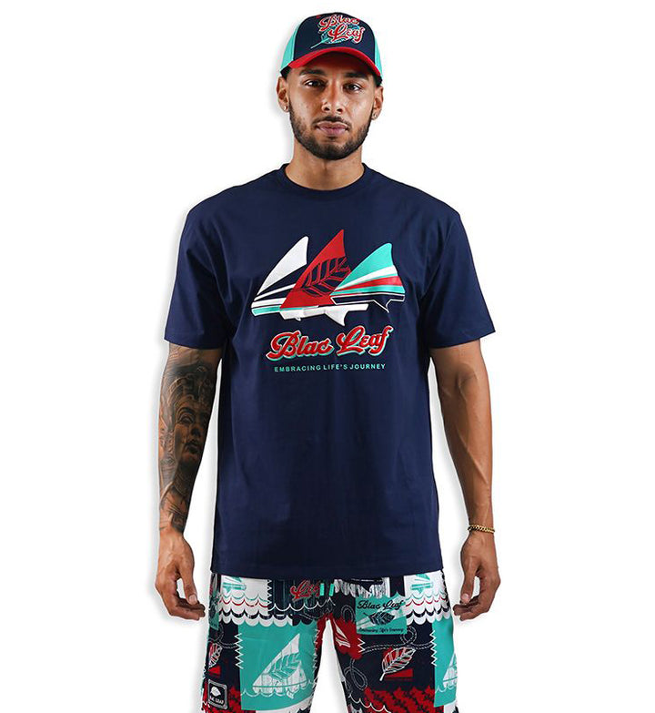 Blac Leaf Embracing Life’s Journey Shirt Navy BLSUM626-001 | Pro Feet