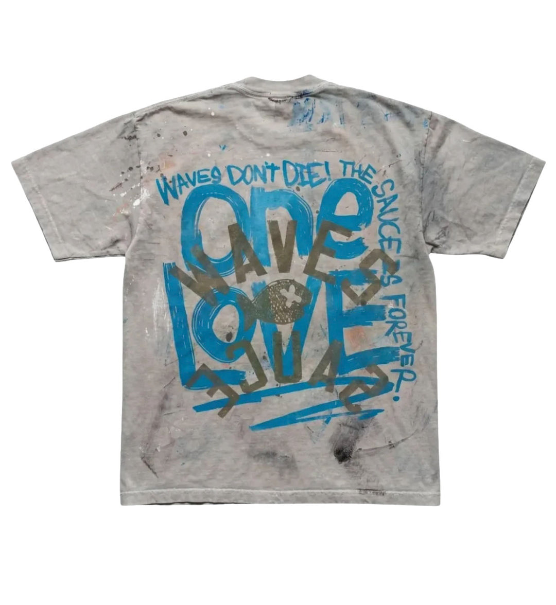 Waves x Sauce Bob Marley One Love Tee Stone BOBSTONE | Pro Feet