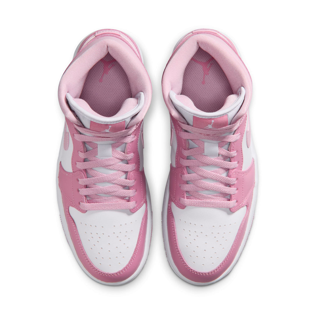 Air Jordan 1 Mid Women’s Elemental Pink Sail Iced Carmine BQ6472-605 | Pro Feet