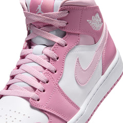 Air Jordan 1 Mid Women’s Elemental Pink Sail Iced Carmine BQ6472-605 | Pro Feet