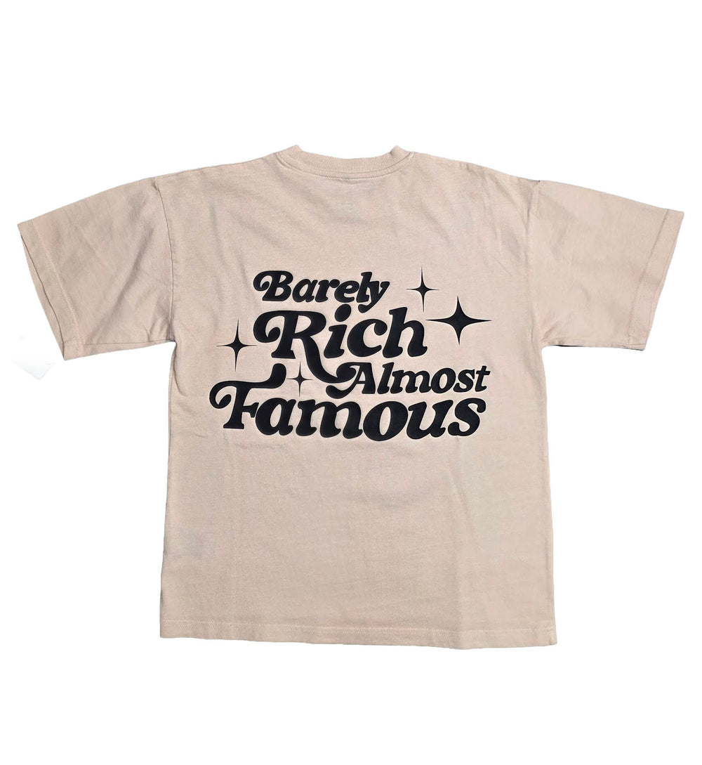 BST Barely Rich Tee — Sand
