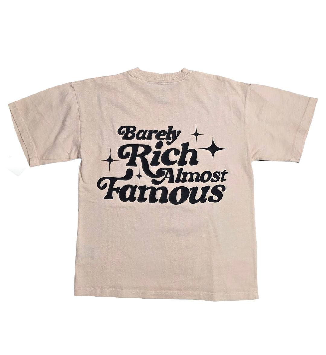 BST Barely Rich Tee — Sand