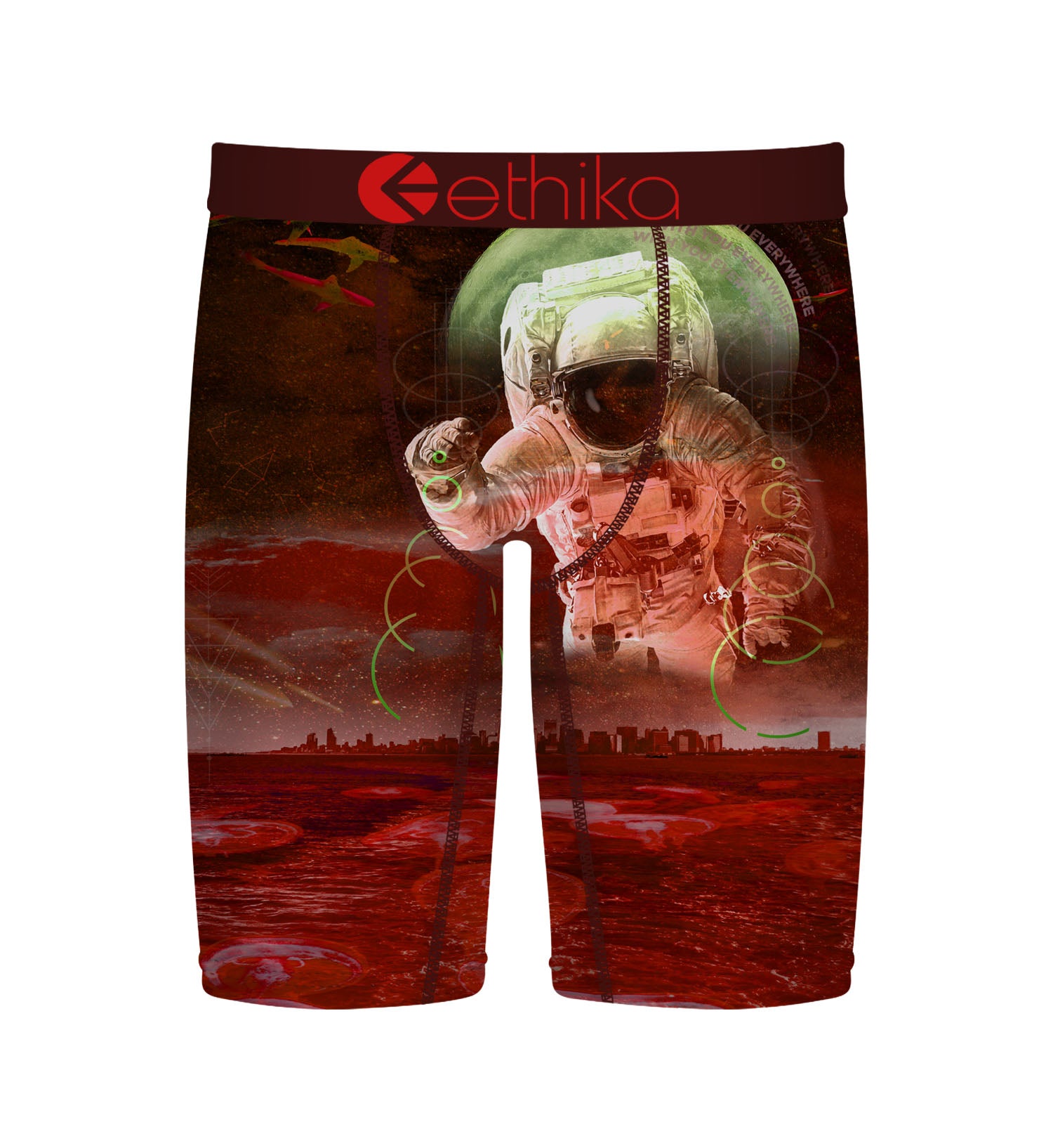 Ethika Crimson Orbit Boys Staple Red Black | Pro Feet | BSPAAB2609