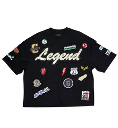 Blind Trust Legend Crop Tee Black (BTT261006)