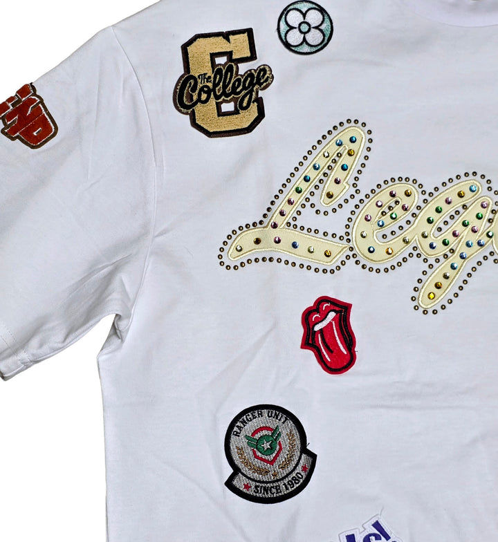 Blind Trust Legend Crop Tee White (BTT261006)