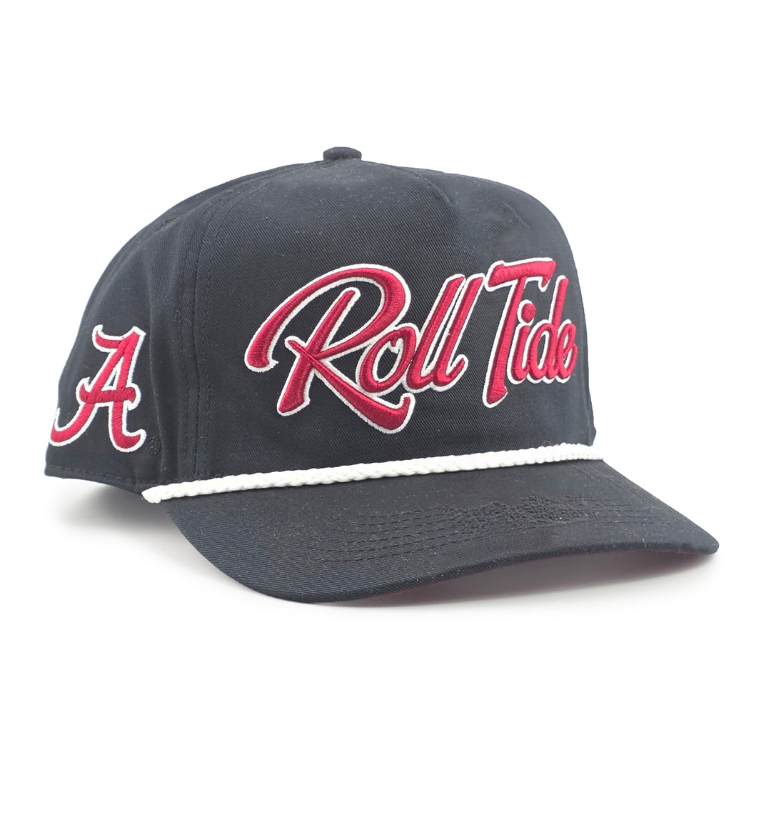’47 Brand Alabama Crimson Tide Black Overhand ’47 Hitch Hat C-OVHDH01GWP-BK | Pro Feet