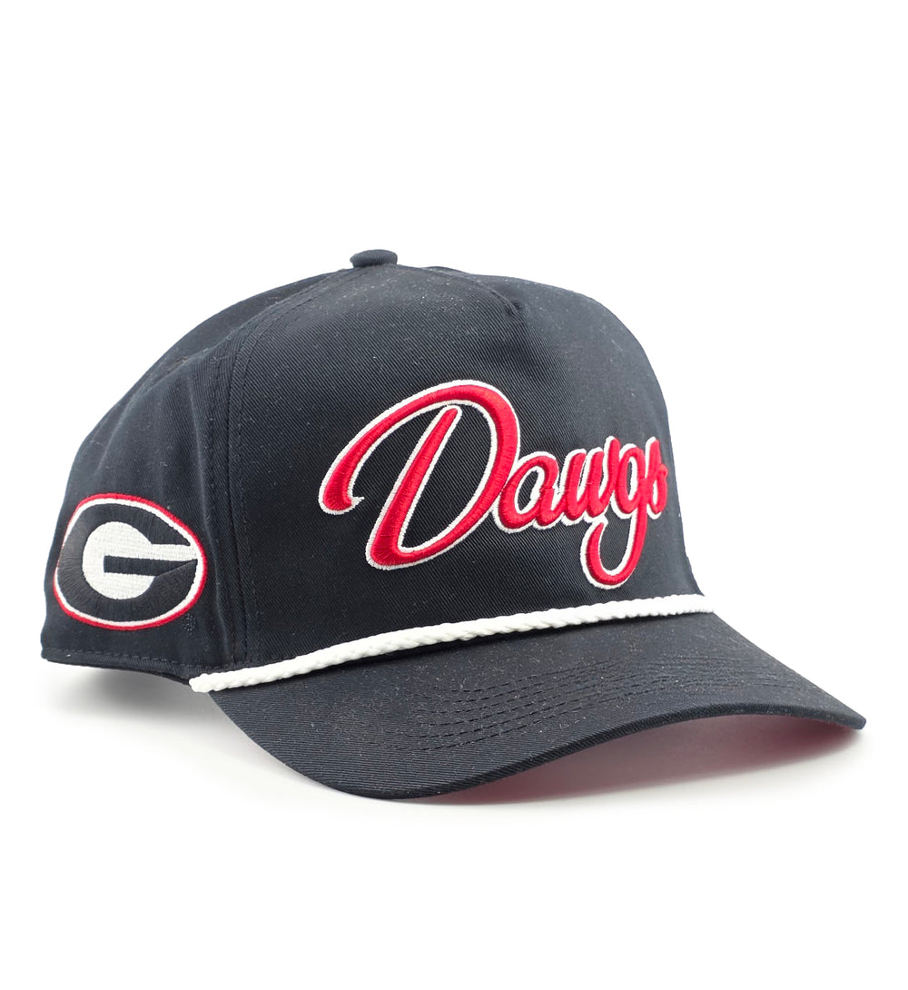 ’47 Brand Georgia Bulldogs Black Overhand ’47 Hitch Hat C-OVHDH17GWP-BK | Pro Feet