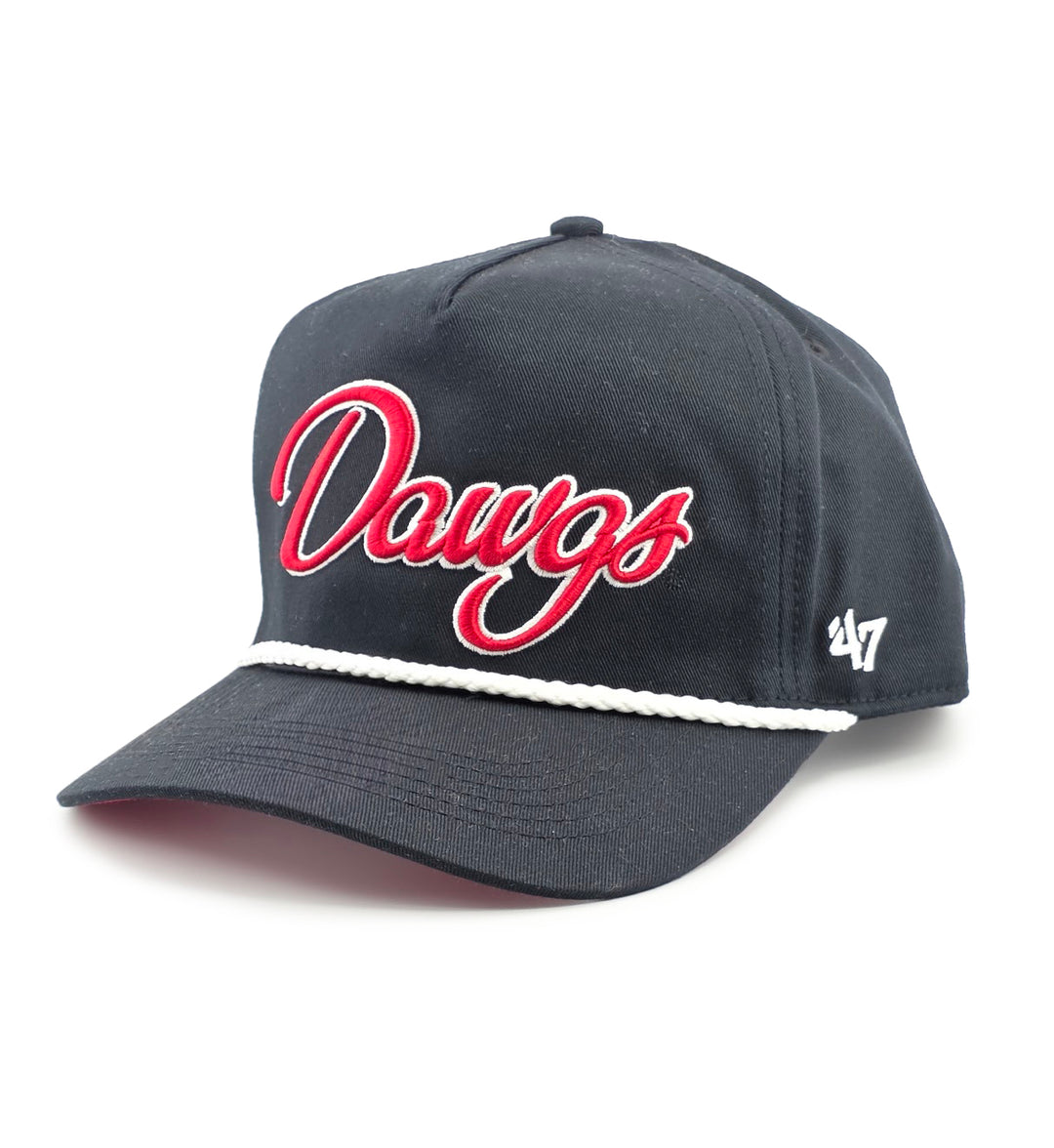 ’47 Brand Georgia Bulldogs Black Overhand ’47 Hitch Hat C-OVHDH17GWP-BK | Pro Feet
