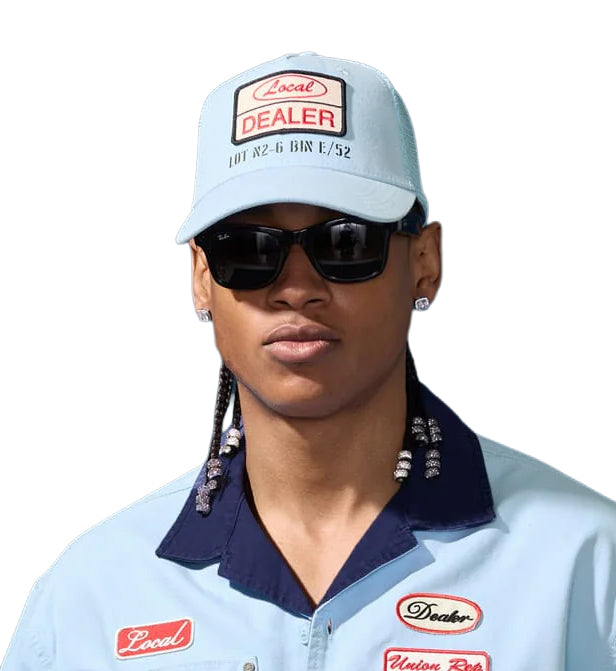 Jordan Craig The Re-Up Trucker Hat Service Blue C2059-4F | Pro Feet