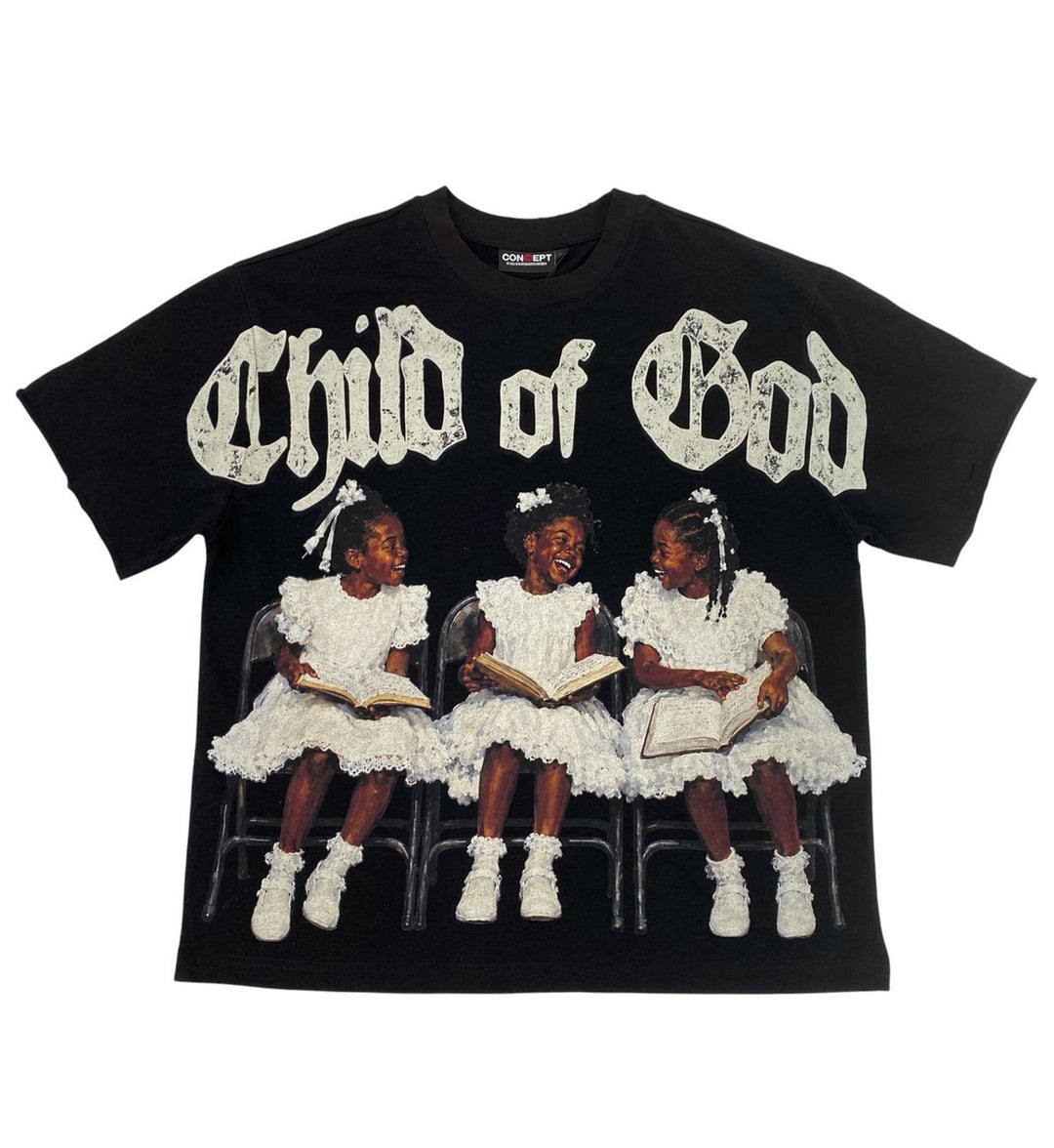 Concept LA Child of God 2.0 T-Shirt Black CHTEE_2 | Pro Feet