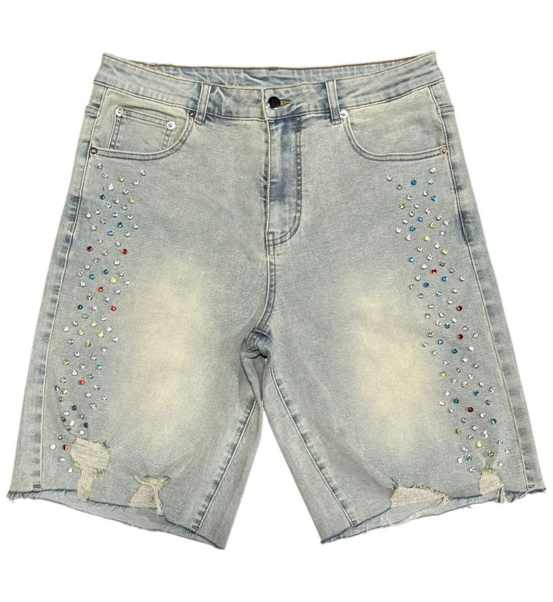 Concept LA Elliot Vintage Shorts Blue Wash CSHORTS_7 | Pro Feet