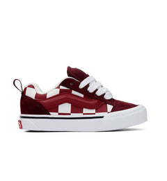 Vans Knu Skool PS Checkered 2-Tone Bordeaux VN000CYUBRD1 | Pro Feet