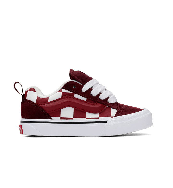 Vans Knu Skool PS Checkered 2-Tone Bordeaux VN000CYUBRD1 | Pro Feet