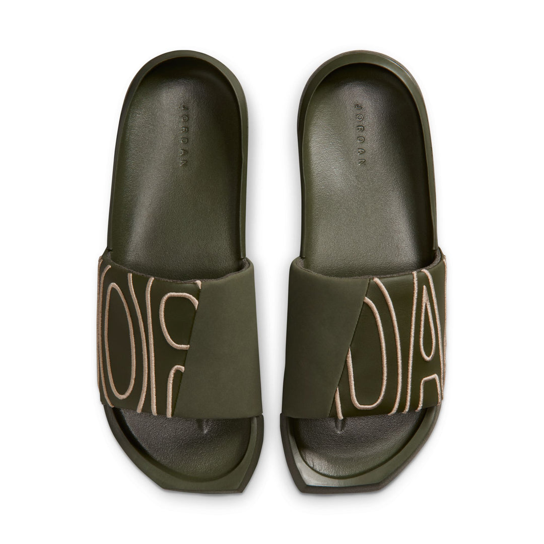 Jordan NOLA Women’s Slides Cargo Khaki Khaki CZ8027-302 | Pro Feet