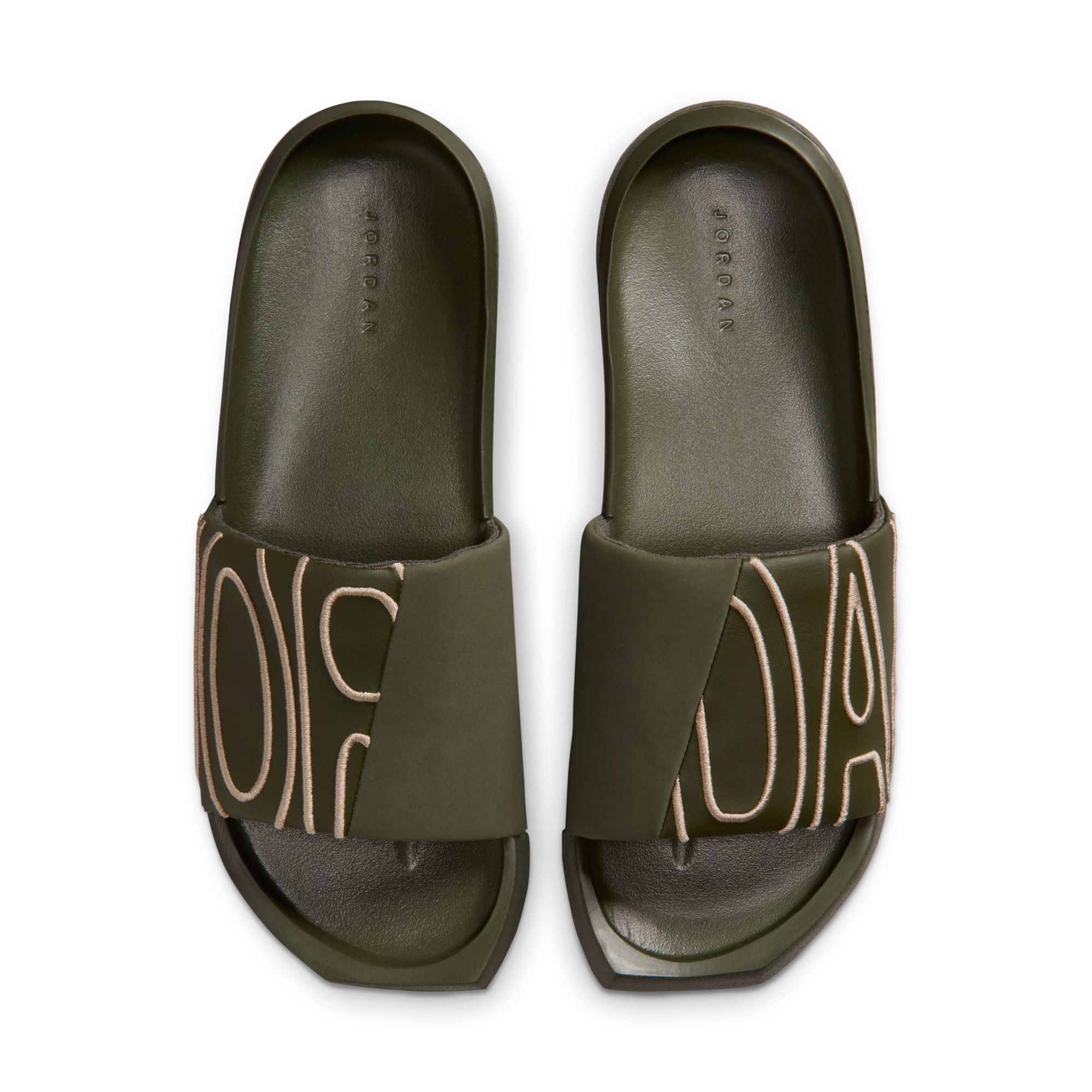 Jordan NOLA Women’s Slides Cargo Khaki Khaki CZ8027-302 | Pro Feet