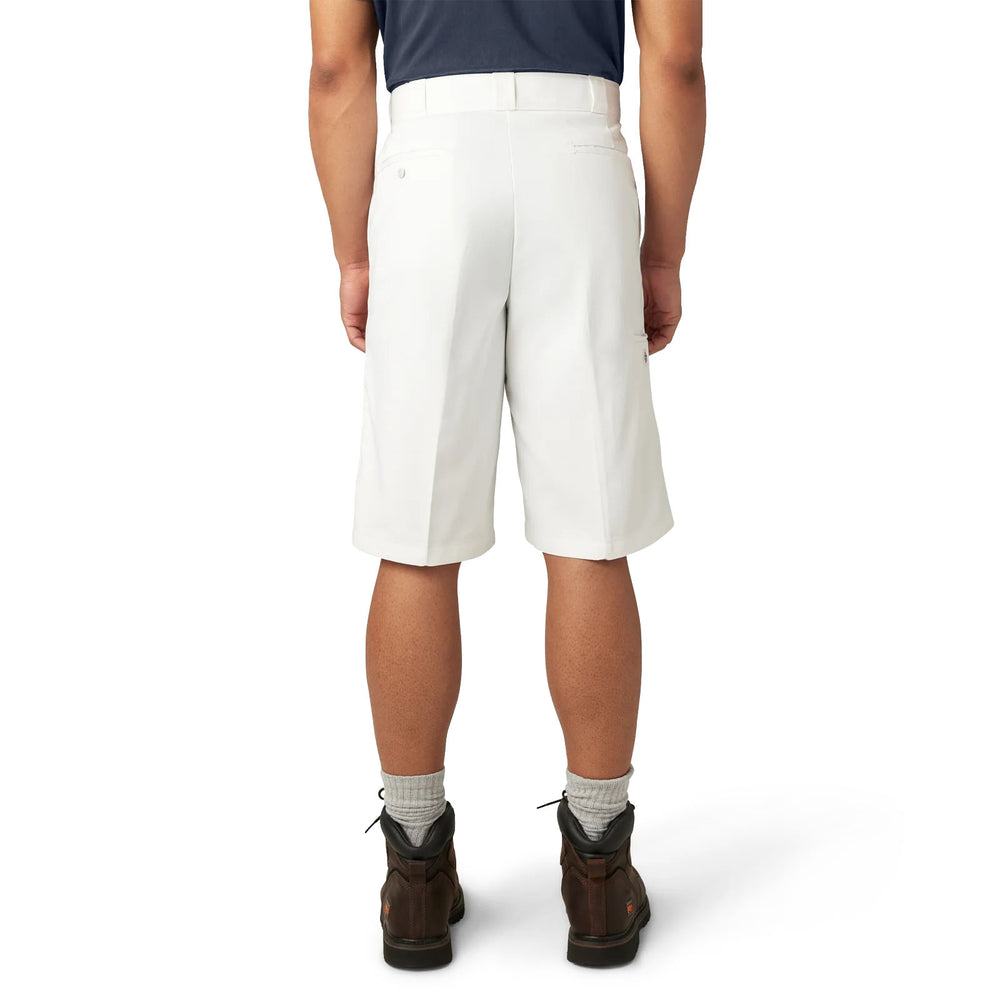 Dickies Men’s 13 Inch Multi Pocket Work Short White D422830WH | Pro Feet