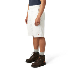 Dickies Men’s 13 Inch Multi Pocket Work Short White D422830WH | Pro Feet