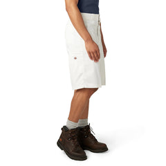 Dickies Men’s 13 Inch Multi Pocket Work Short White D422830WH | Pro Feet
