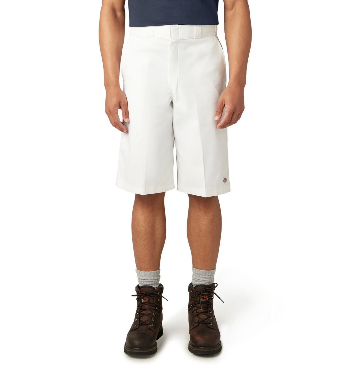Dickies Men’s 13 Inch Multi Pocket Work Short White D422830WH | Pro Feet